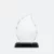 Gmg9305 crystal flame plaque small size, corporate award plaque malaysia with custom logo printing