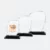 Gmg9306 crystal leaf plaque all three sizes, corporate award plaque malaysia with custom logo printing