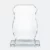 Gmg9308 crystal curved shield plaque large size, corporate award plaque malaysia with custom logo printing