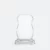 Gmg9308 crystal curved shield plaque small size, corporate award plaque malaysia with custom logo printing
