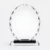 Gmg9310 crystal round plaque large size, corporate award plaque malaysia with custom logo printing