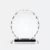 Gmg9310 crystal round plaque medium size, corporate award plaque malaysia with custom logo printing