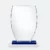 Gmg9312 crystal tablet plaque with blue base large size, corporate award plaque malaysia with custom logo printing