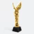 Gmg9331 winged star resin trophy plain, ready for custom logo engraving, corporate trophy malaysia with custom logo printing
