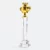 Gmg9333 crown cup crystal column trophy plain, ready for custom logo engraving, corporate trophy malaysia with custom logo printing