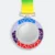 Gmg9346 mosaic rim metal medal silver, corporate medal malaysia with custom logo printing