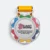 Gmg9348 scalloped zinc alloy medal with sample logo printing, corporate medal malaysia with custom logo printing