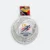 Gmg9351 laurel rim metal medal 7. 5cm with sample logo printing, corporate medal malaysia with custom logo printing