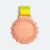 Gmg9352 scalloped edge metal medal bronze, corporate medal malaysia with custom logo printing