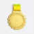 Gmg9352 scalloped edge metal medal gold, corporate medal malaysia with custom logo printing