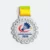 Gmg9352 scalloped edge metal medal with sample logo printing, corporate medal malaysia with custom logo printing