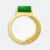 Gmg9355 laurel wreath glass aluminium medal gold, corporate medal malaysia with custom logo printing