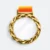 Gmg9356 twist rim glass aluminium medal gold, corporate medal malaysia with custom logo printing