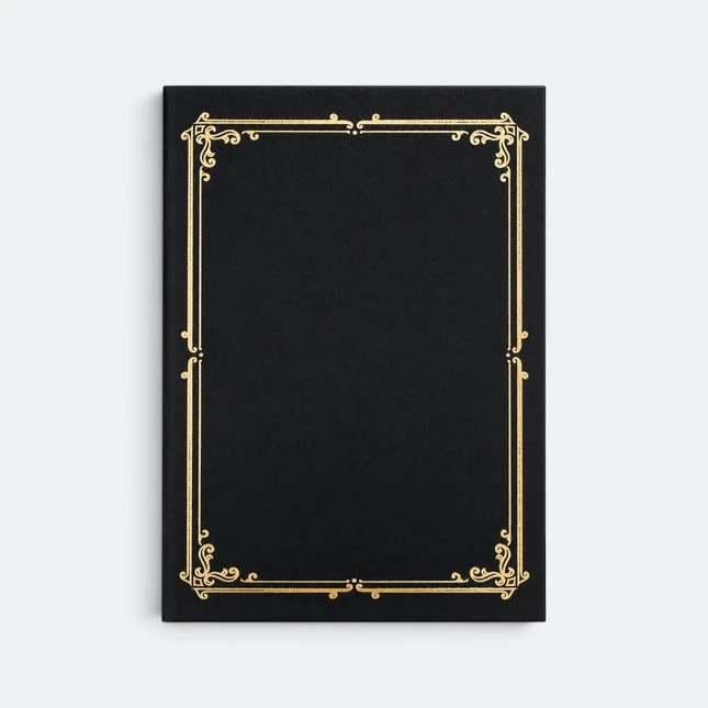 Gmg9411 honour certificate holder a4 black view, certificate frame corporate gift malaysia with logo printing
