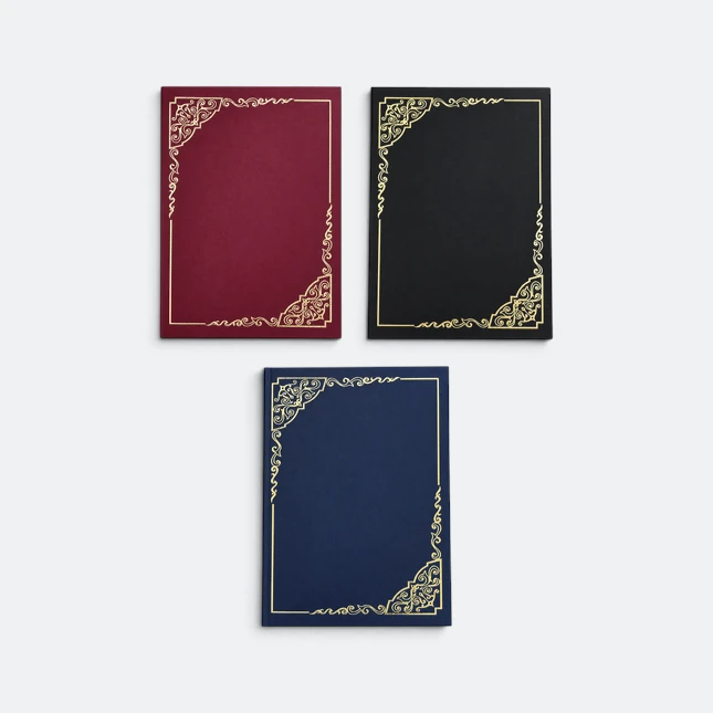 Gmg9412 honour certificate holder a4 all colours view, certificate frame corporate gift malaysia with logo printing