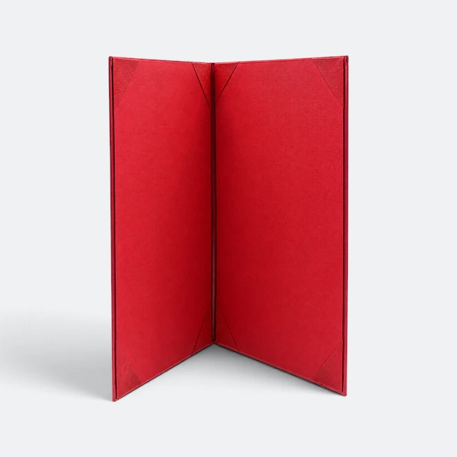Gmg9412 honour certificate holder a4 red open view, certificate frame corporate gift malaysia with logo printing