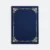 Gmg9414 honour certificate holder a4 navy blue view, certificate frame corporate gift malaysia with logo printing