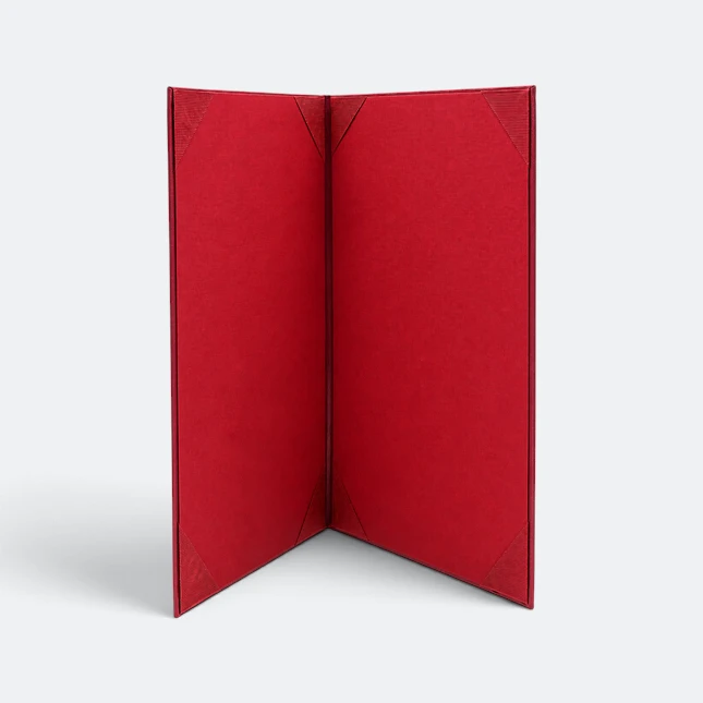 Gmg9415 honour certificate holder a4 red open view, certificate frame corporate gift malaysia with logo printing